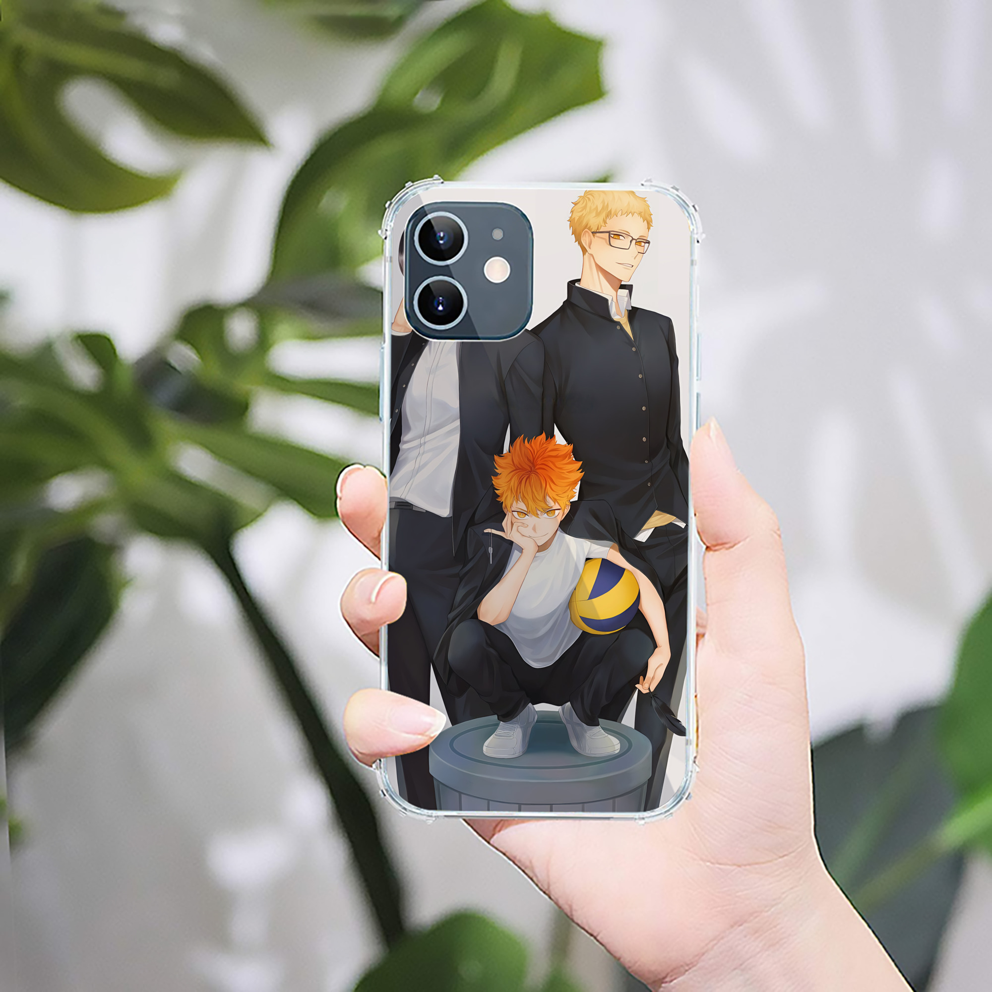 （画像用） ハイキュー!! Haikyu!! 【iPhone 12シリーズ対応】透明スマホケース（クリアソフトケース）